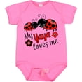 thumbnail image 3 of Inktastic My Yaya Loves Me with Cute Ladybugs Boys or Girls Baby Bodysuit, 3 of 5
