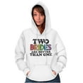 thumbnail image 5 of Two Brides Better Than One LGBT Pride Hoodie Sweatshirt Women Brisco Brands S, 5 of 6