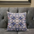 thumbnail image 5 of Venetian Flower Paisley Duo Throw Pillow with Removable Cover in Gray Pink 20x20, 5 of 5