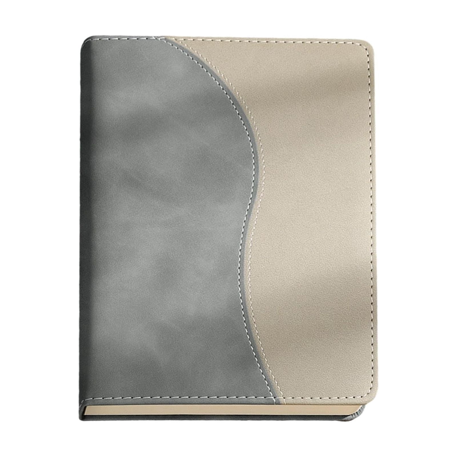 Roiihwy Softcover Journal Notebook, PU Leather Hardcover Notebooks, A5 College Ruled Thick Classic Loop work notebook for Writing, MulticolorA