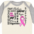 thumbnail image 4 of Inktastic Breast Cancer- Together We Will Win Boys or Girls Long Sleeve Baby Bodysuit, 4 of 5