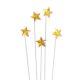 thumbnail image 2 of 10 Uds. De adornos de estrella para pastel en 3D, decoración para magdalenas con forma de estrella dorada y plateada, decoración para postres y pasteles para cumpleaños, compromiso, fiesta d, 2 of 5