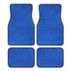 thumbnail image 1 of Fotbe Blue Glitter Juego de 4 Tapetes para Auto con Estampado – Alfombrillas de Goma Reforzada, Diseño Antideslizante, Protección para Todo el Año – Vehículos, Autos, Camionetas y SUVs, 1 of 7