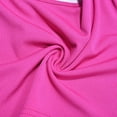 thumbnail image 5 of Gibobby Blusa de Trabajo de Manga Corta Camiseta recortada manga corta con cuello redondo y estiramiento sexy para mujer(Rosa caliente,G), 5 of 5