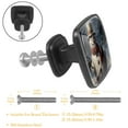 thumbnail image 3 of 4 Pcs Cabinet Handle Drawer Pulls Christmas Snowman Knobs with Screws Square Furniture Office Cabinet Knob Decoration, 3 of 7
