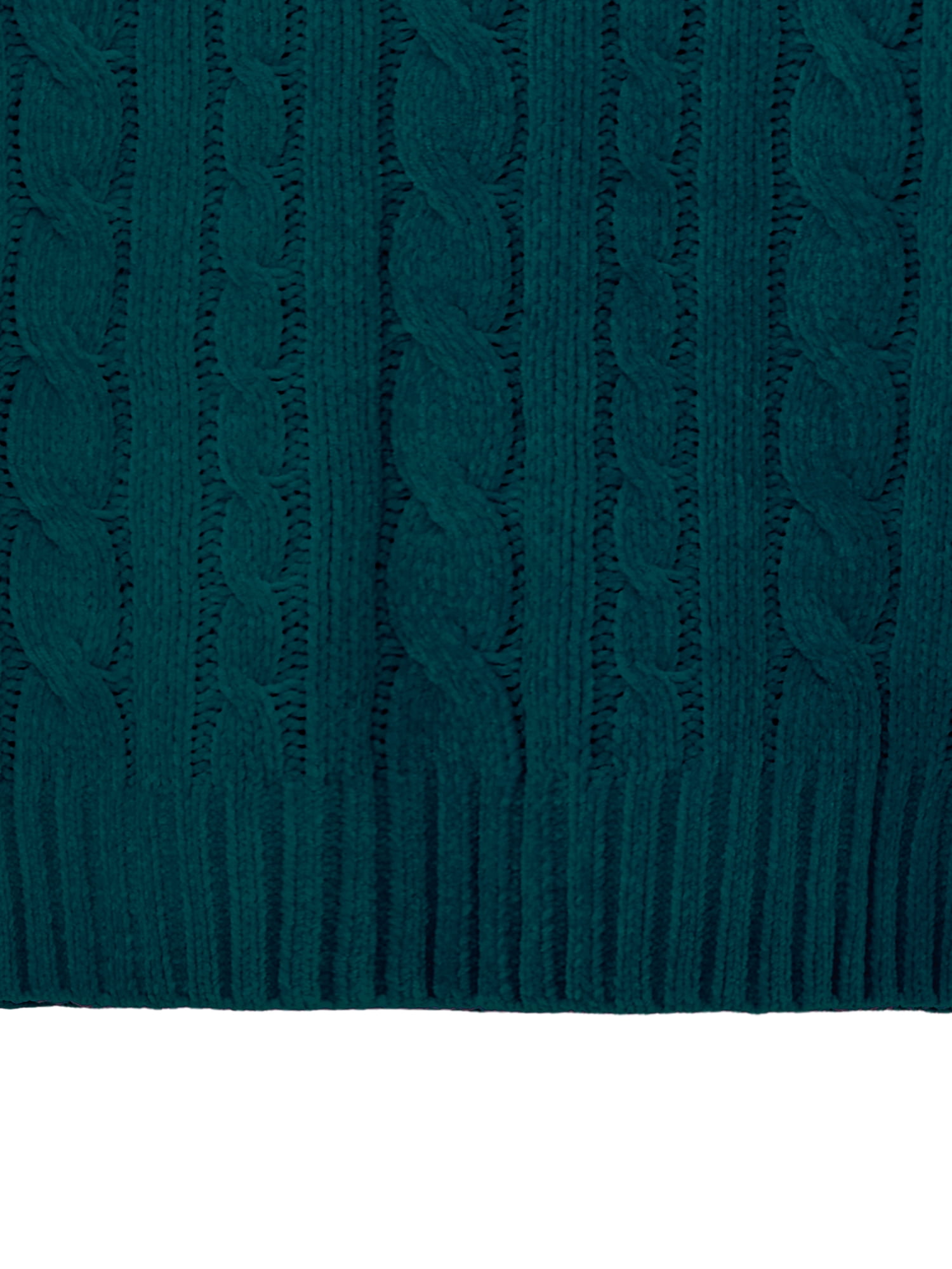 Wonder Nation Girls Chenille Sweater with Long Sleeves, Sizes 4-18 & Plus