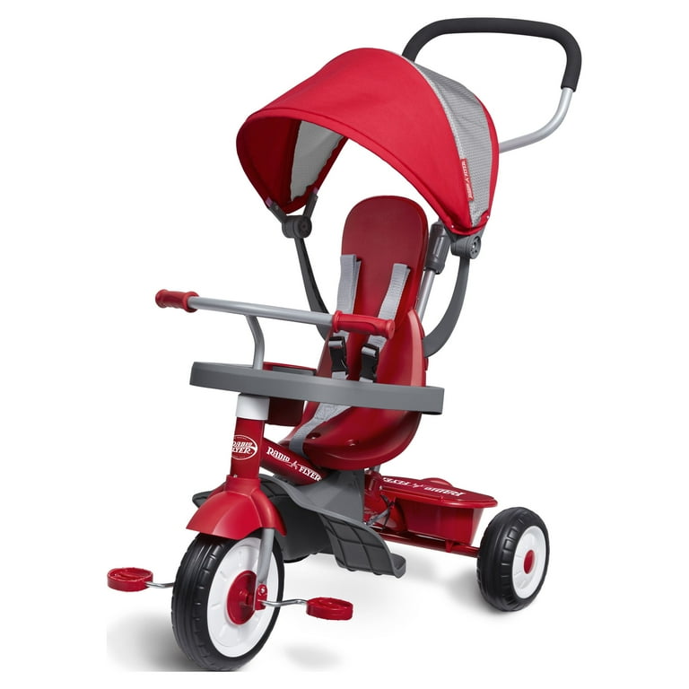 Radio Flyer 4 in 1 Stroll n Trike Grows with Child Red