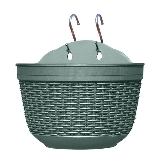witspace Hanging Plant Pots Flower Baskets Self Watering Wall Garden Plant Pot Herb P𝗅𝖺𝗇𝗍𝖾𝗋𝗌 for Outdoor or Indoor Garden Flower Planter Aloe Cactus Succulent Daisy Orchi Herb Pots