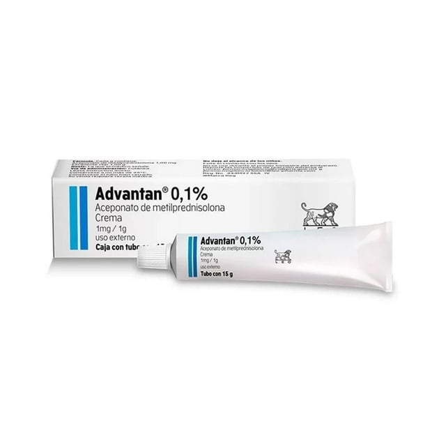 Advantan Aceponato de Metilprednisolona 0.1 % 1 mg/1g uso externo 15 g