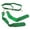 Green, variant on Champion Sports 42" Pop Flag Football Belts - Blue