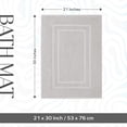 thumbnail image 3 of Alfombrillas de baño Feather & Stitch, 100% algodón, 2 piezas, 3 of 9
