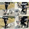 thumbnail image 5 of Raisingwell Dog Treat Pouch with Magnetic Closure 4-Cup Silicone Bag Fanny Pack Holder with Clicker 4 Ways to Wear Front Pocket Fits All Phones Ideal for Leash, Pet Walking and Training（Gray）, 5 of 5