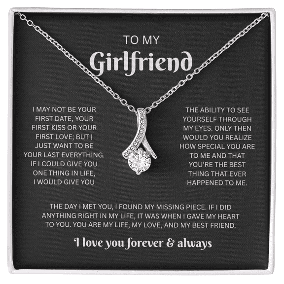 To My Girlfriend (I May Not Be Your First) Alluring Beauty Necklace Standard Box