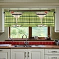 thumbnail image 3 of Yayeee Kitchen Curtains Set of 2 Light Filtering 57"x24" Over Sink Window Panels, Black Martini, 3 of 7