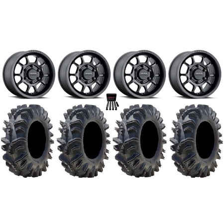 Method 409 15 Wheel Black 34 Terminator Tires Can-Am Maverick R