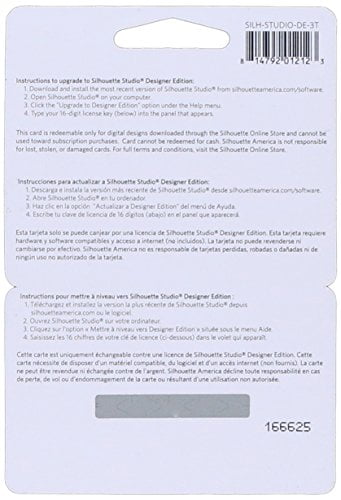 silhouette studio designer edition upgrade card silhouette studio designer edition upgrade card