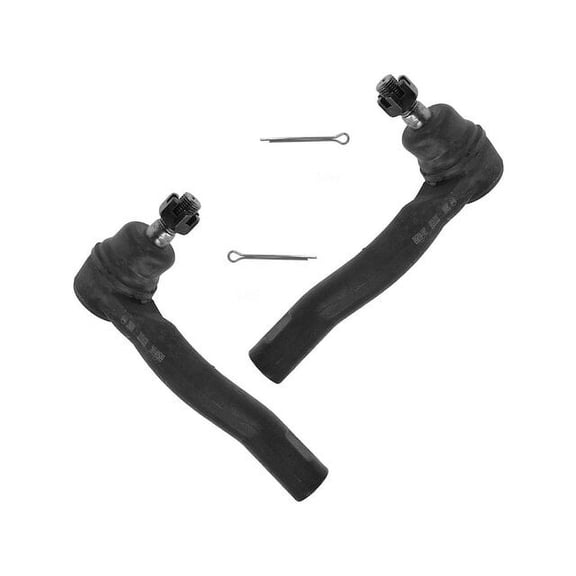 Tie Rod End Set 2 Piece - Compatible with 2007 - 2012 Lincoln MKZ 3.5L V6 2008 2009 2010 2011