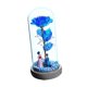thumbnail image 5 of Adorno de escritorio con rosa iluminada en una cúpula de cristal para cumpleaños, San Valentín, aniversario Azul, 5 of 9