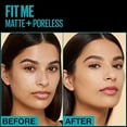 thumbnail image 2 of Maybelline Fit Me Matte + Poreless Liquid Foundation - # 322 Warm Honey 40ml/1.3oz, 2 of 10