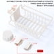 thumbnail image 4 of Dinheiro-soporte para esponja para grifo, cepillo para paños de cocina, rejilla para escurrir para fregadero, organizador de aluminio para cocina y baño con gancho y barra, 4 of 5