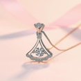 thumbnail image 4 of Collier Chaîne Collier Pendentif Bijoux Filles S925 Jupe Argentée Géométrique_x, 4 of 4