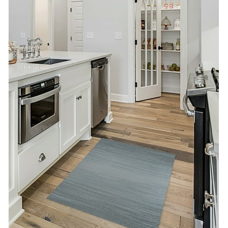 

SCREEN DENIM Kitchen Mat By Kavka Designs