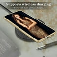thumbnail image 5 of Dteck Compatible with Samsung Galaxy S24 FE Case,Shockproof Glitter Case Bling Sparkly Soft TPU and PC Silicone Shiny Girl Women Thin Protective Cover for Galaxy S24 FE,Gold, 5 of 5