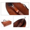 thumbnail image 4 of Classic Genuine Leather Tote Bag for Women, Casual Large Capacity Shoulder Handbag Purse with Zipper, 4 of 7