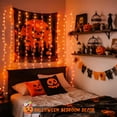 thumbnail image 2 of Luces de Halloween JMEXSUSS 300 LED naranjas con control remoto de 3 x 3 m, 2 of 8