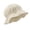 Beige, variant on Ticikt Baby Cotton Sun Hat, Soft Crinkled Muslin Fisherman Cap with Wide Brim,Blue