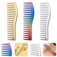 thumbnail image 3 of MIANGASTORE 3pcs Wide Tooth Comb Hair Cutting Comb Detangler Combs Oil Hair Styling Comb, 3 of 8