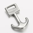 thumbnail image 2 of 304 Stainless Steel Anchor Hook Clasps For Leather Cord Bracelets Making Stainless Steel color 31.5x19.5x4.5mm Hole: 4.5x8.5mm, 2 of 2