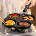 thumbnail image 4 of Cooking Utensils Egg Pan Breakfast Frying Pan 4 Cup Nonstick Omelette Skillet For Pancakes And Eggs With Induction, 4 of 8