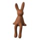 thumbnail image 4 of Estatua de conejo sentado de cerámica creativa para decoración del hogar, bar y sala de estar. color café S, 4 of 9
