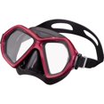 thumbnail image 1 of Reef Tourer Máscara de Snorkel para Adultos X-Plore de 2 Ventanas, Color Negro/rojo Oscuro Metalizado, 1 of 5