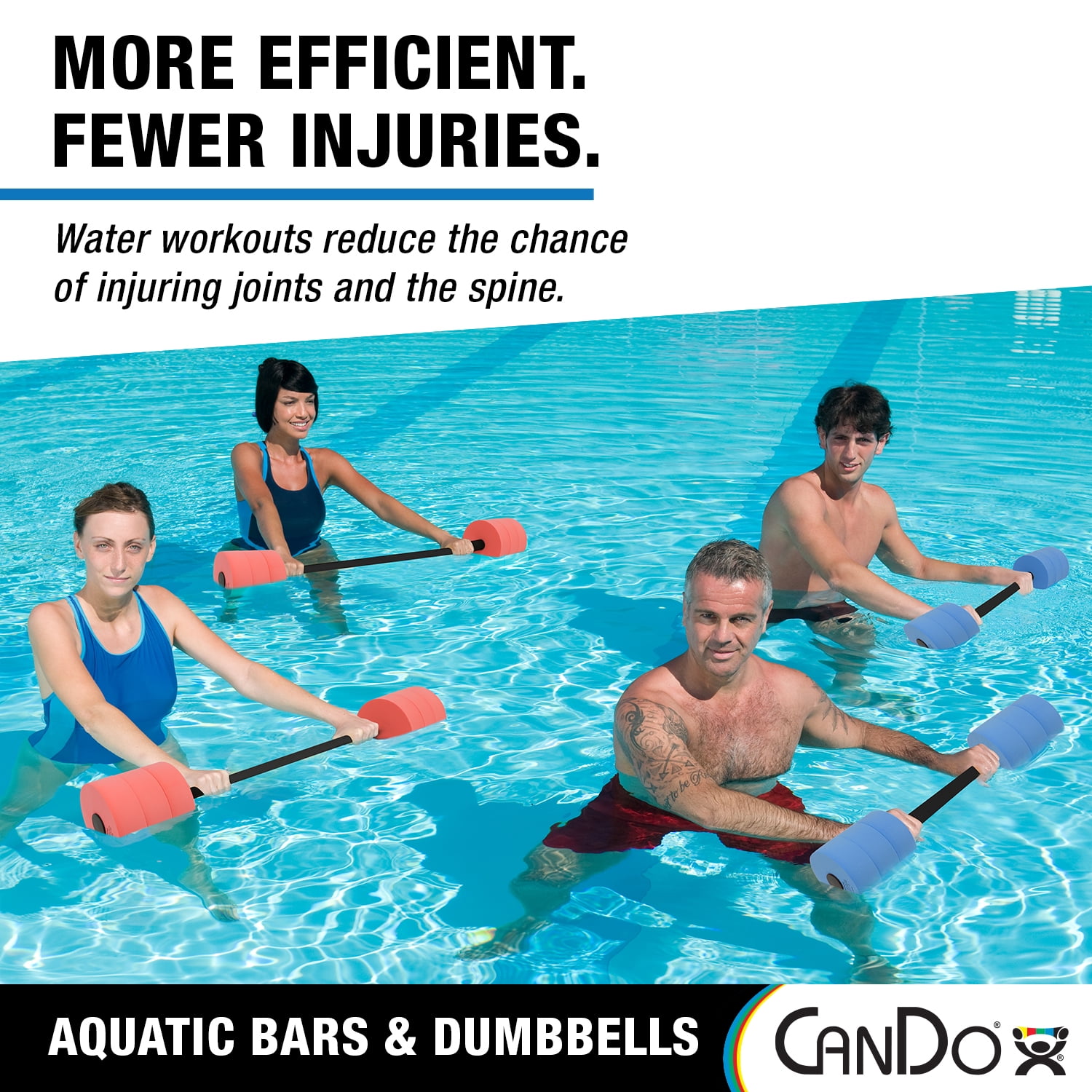 Waterproof AQUA FIT Hydrotherapy Water Aerobics Fitness Workout Swim Class GUIDE 