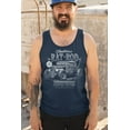 thumbnail image 4 of American Rat Rod Tank Top Hot Rod Custom Culture Route 66 1930s Classic Car Vintage Rusty Cars Garage Men's Top, 4 of 7
