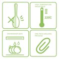 thumbnail image 6 of 8.9" Silicone Soup Ladle Spoon Wood Hand Restaurant Kitchen Scoop Utensil Cooking Supplies Green, 6 of 7
