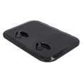 thumbnail image 3 of Deck Inspection Cover, UV-Resistant With 2 Recessed Handles Deck Hatch Replacement Deck Inspection Hatch With Lock For Boat For Marine Black,White, 3 of 8