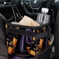 thumbnail image 6 of Witch Hat Foldable Car Trash Can Mini Trash Can with Lid Leak-Proof Car Garbage Can Hanging Storage Bag Car Trash Bin, 6 of 6