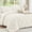 Ivory, variant on Sasttie Queen Size Comforter Set, 7-Piece Bed in a Bag, Pintuck Bedding Sets for All Season, Black