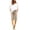 Khaki, variant on HomeGardon Womens Linen Shorts Shorts for Women,Summer Printed Five Points Large Size Cotton Linen Pants Casual Pants Shorts,S-XXL