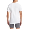 thumbnail image 2 of Men's Hanes U9T2W4 Stretch V Neck T-Shirts - 4 Pack (White XL), 2 of 2