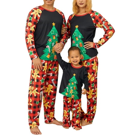 

Gwiyeopda Family Christmas Pjs Matching Sets Baby Jammies for Adults and Kids Xmas Sleepwear Set