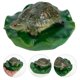 thumbnail image 2 of Decoración de estanque flotante Adorno de tortuga flotante Figura de tortuga de simulación, 2 of 6