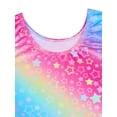 thumbnail image 3 of iiniim Kids Girls Sleeveless Sparkly Gymnastics Leotard Ballet Dance Unitard Biketard and Hair Tie Dancewear Type B 14Y, 3 of 7