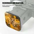 thumbnail image 3 of Hitch Cover Fits For 2-Inch Hitch,Cute Corgi Running Through Sunflowers And Smilingrubber Trailer Hitch Cover Tube Plug Insert,Car Exterior Accessories, Receiver Tube Hitch Plug, 3 of 6