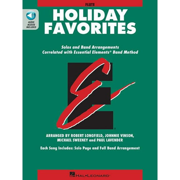 Essential Elements Holiday Favorites : Flute Book with Onli
