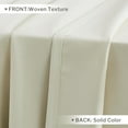 thumbnail image 5 of Blackout Curtains 63 inch Length for Bedroom 2 Panels Set Cotton Cream Curtains Grommet Bedroom Curtains for Living Room Thermal Insulated Room Darkening Curtains (Beige, 42 x 63 Inch), 5 of 7