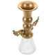 thumbnail image 2 of Candelabro romántico para mesa de comedor, centro de mesa para bodas, candelabro de metal, candelabro de hierro fundido con base de vidrio cónico, soporte decorativo para velas cónicas, 2 of 7